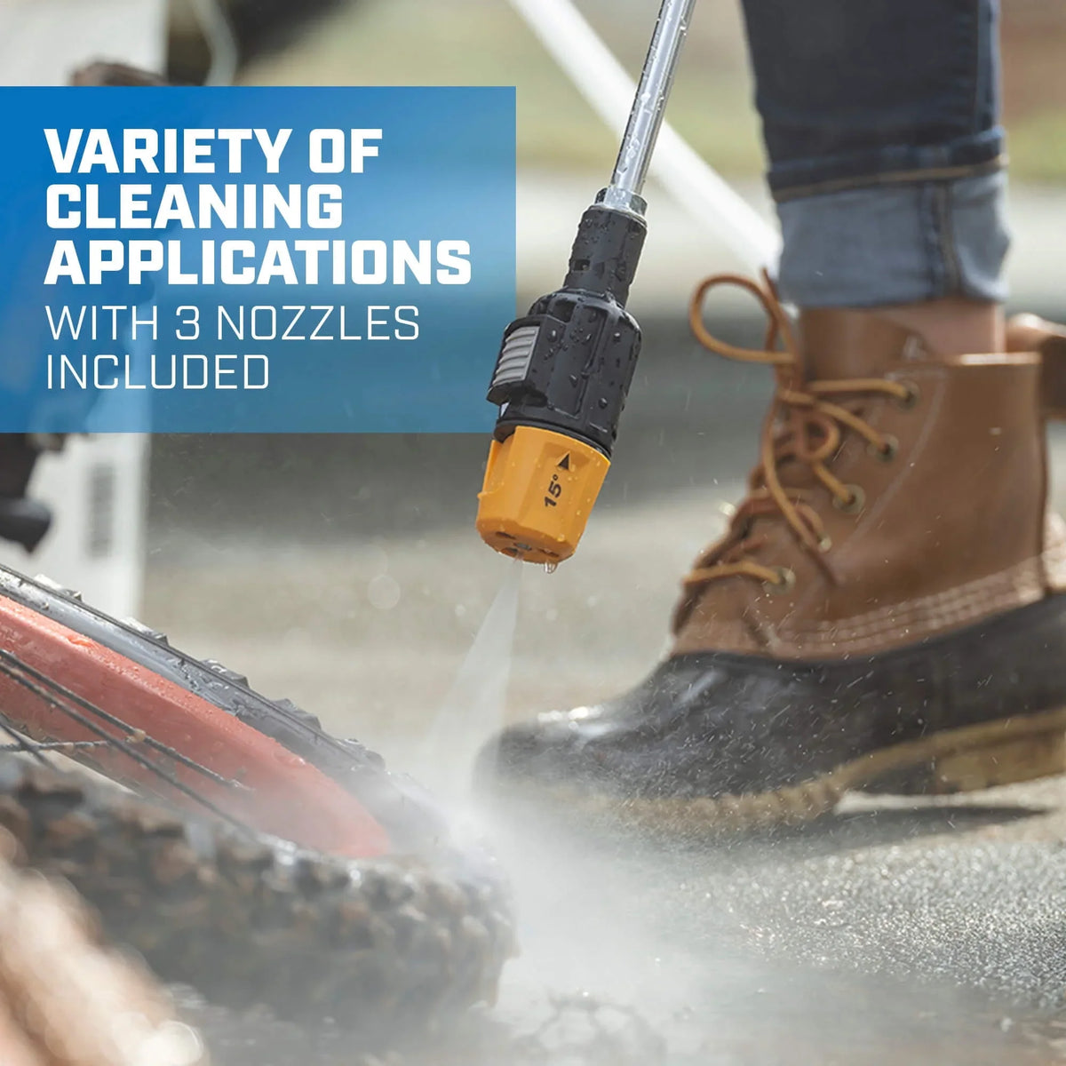 2026 NEW HART 20-Volt Cordless Brushless 600PSI Power Cleaner Kit (1) 20-Volt 4.0Ah Lithium-Ion Battery