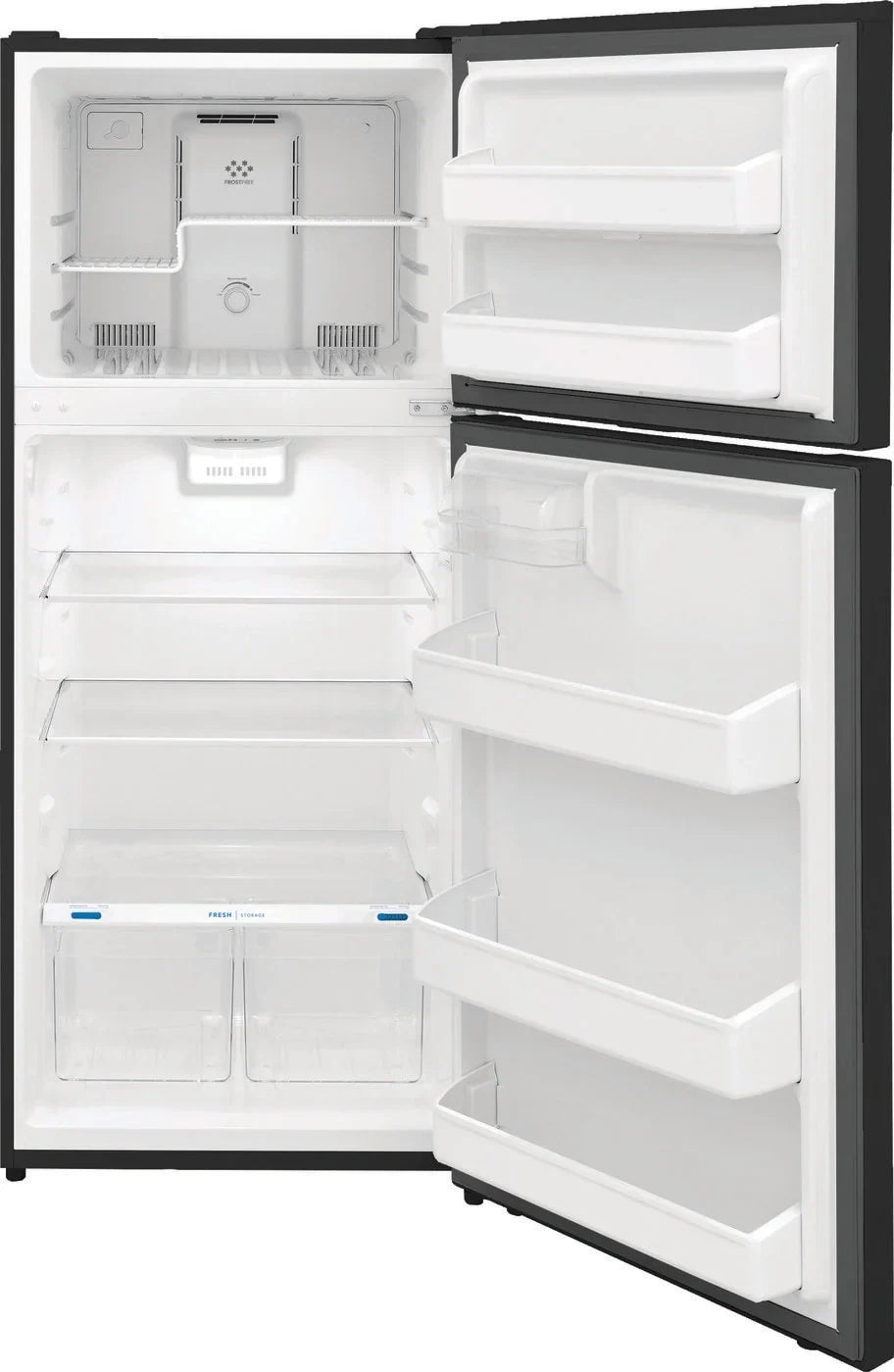 2026 NEW Frigidaire 17.6 Cu. Ft. Top Freezer Refrigerator, Black