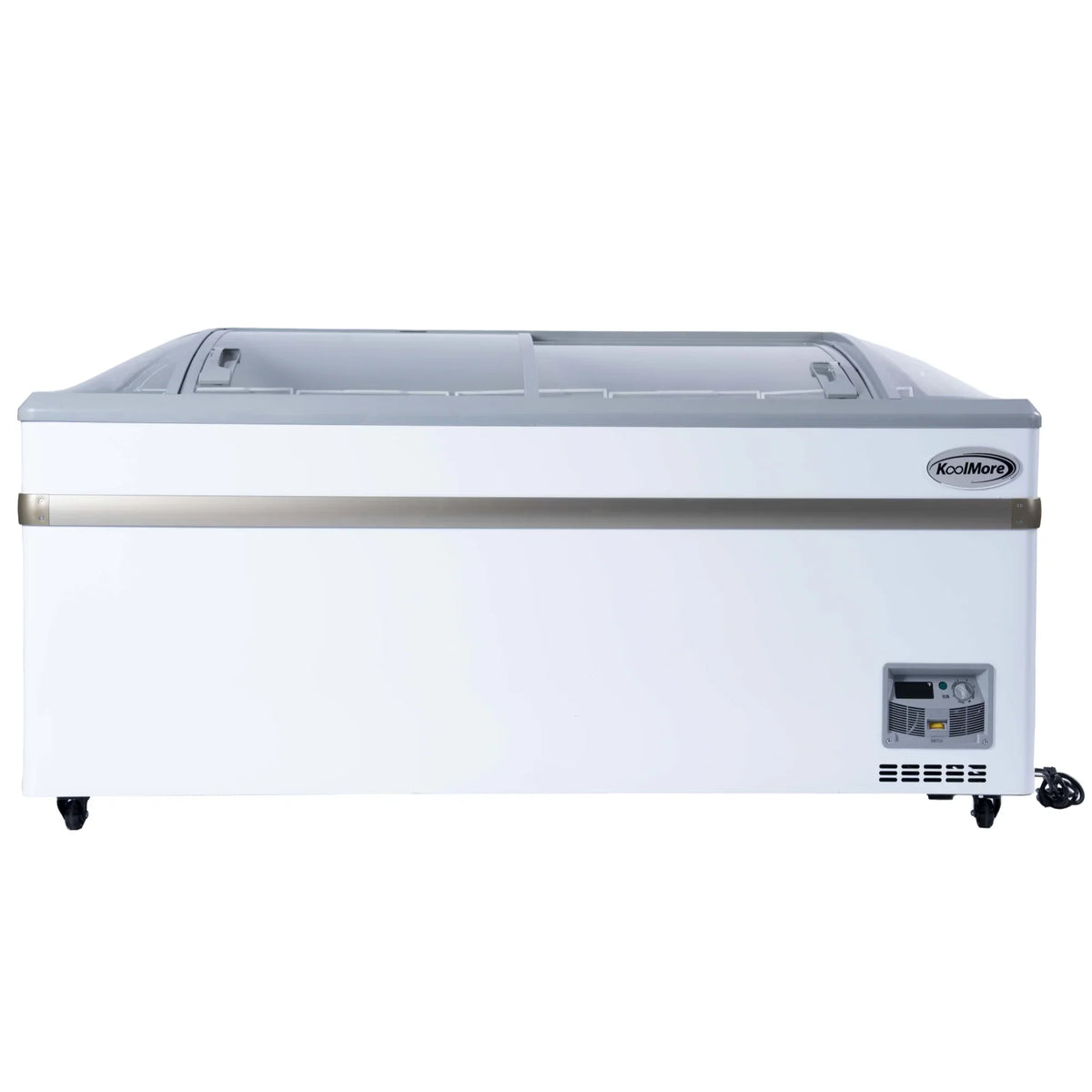 2026 NEW 65 Inch Manual Defrost Island Chest Freezer 16 cu. ft. Capacity in White