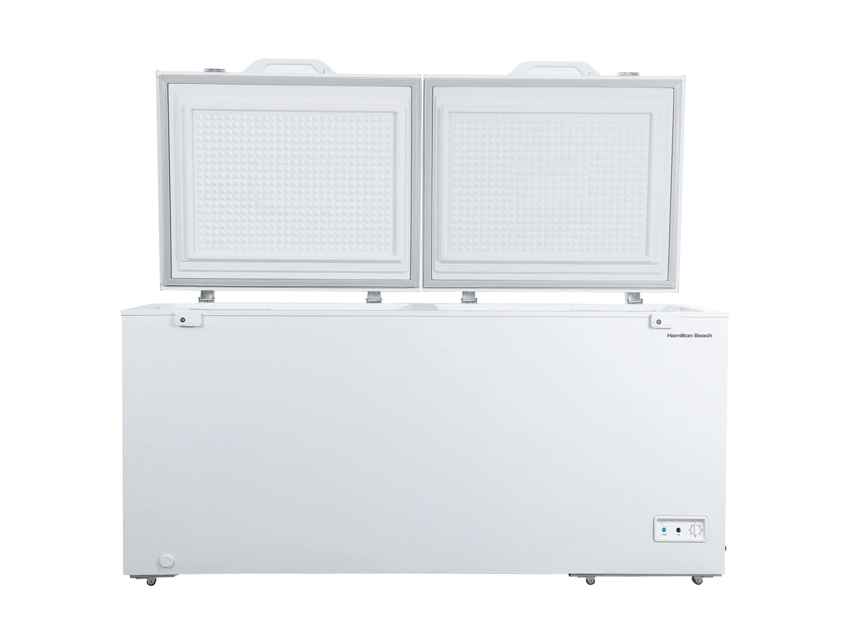 2026 NEW Hamilton Beach 17 Cu. ft. Chest Freezer, Double Door, HBFRF1749, White