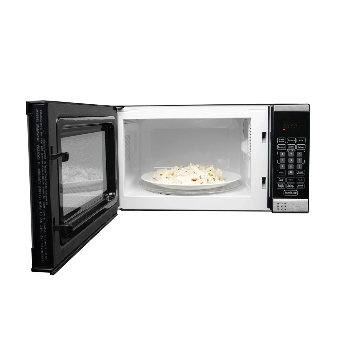 2026 NEW Danby Designer 0.7 cu. ft. Space Saving Under the Cupboard Microwave in Stainless Steel (DDMW007501G1)
