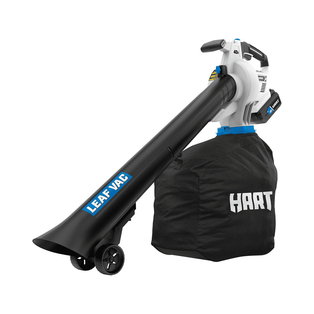 2026 NEW HART 40V Cordless Leaf Vacuum Kit, (1) 4.0Ah Lithium-Ion Battery