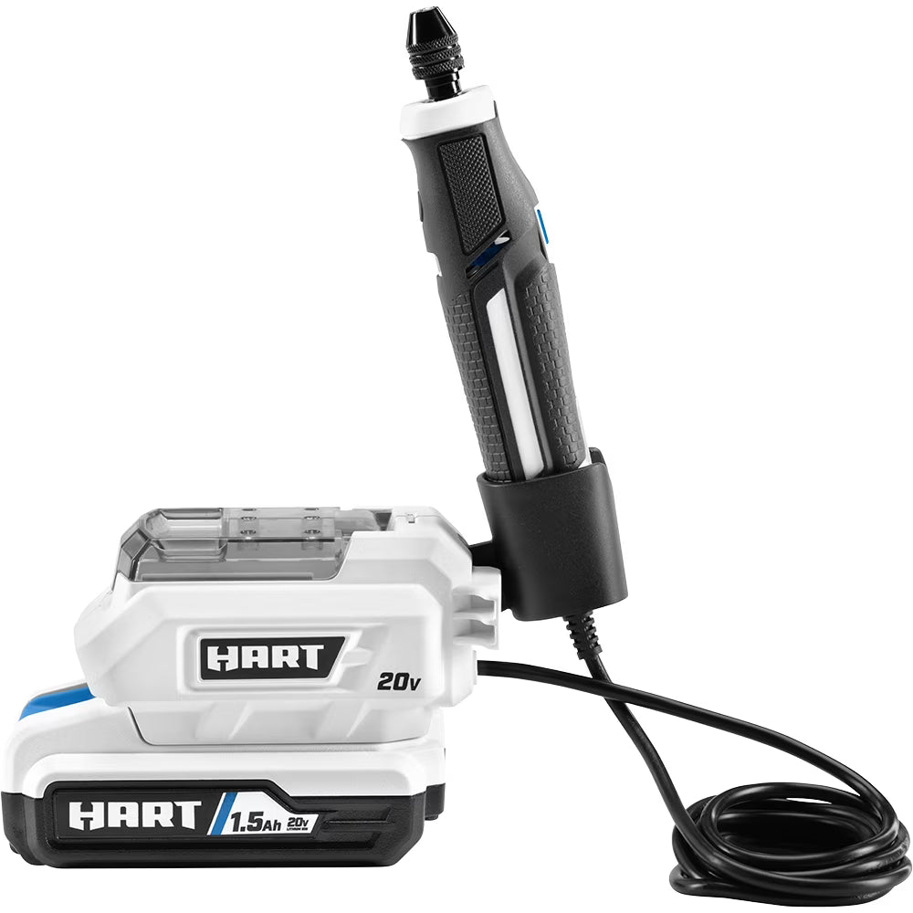 2026 NEW HART 20-Volt Cordless Precision Craft Rotary Tool Kit, Gen2