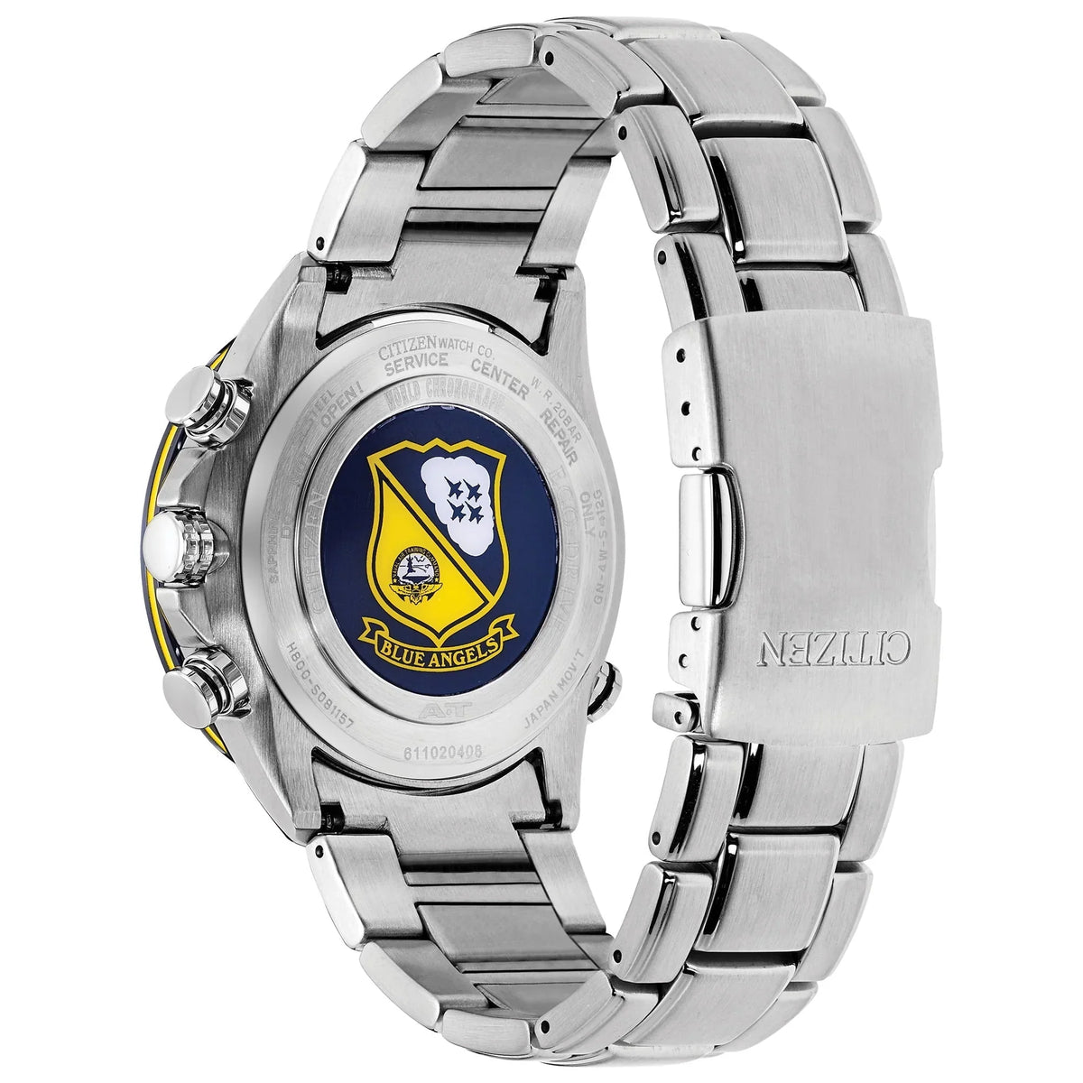 2026 NEW Citizen Men's Eco Drive Blue Angels World Chronograph AT Watch AT8020-54L