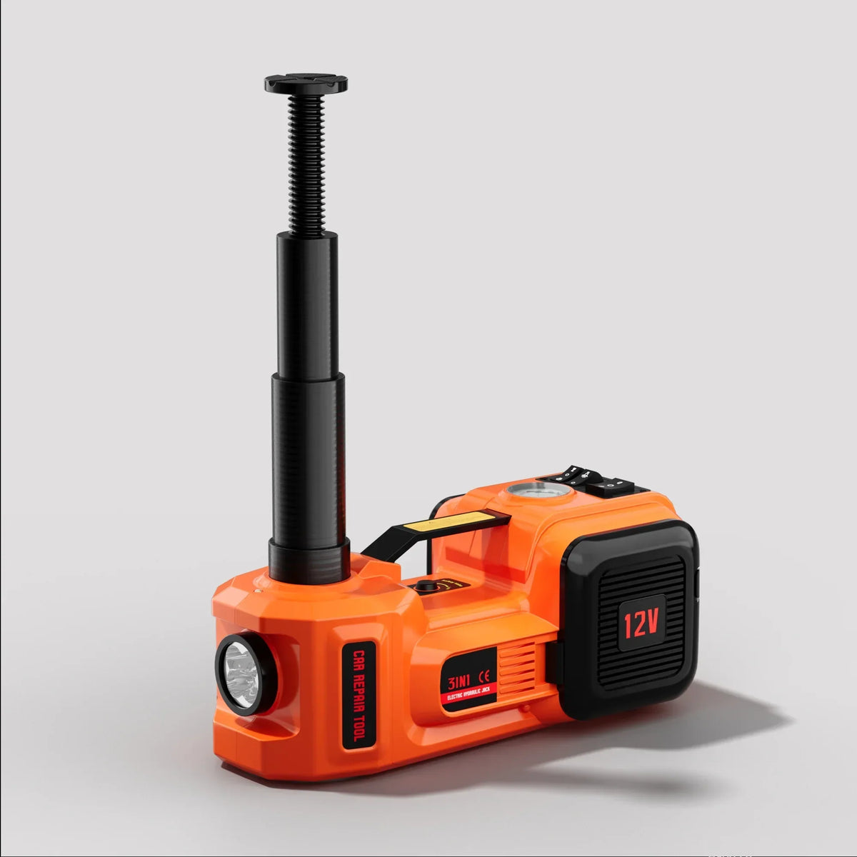 2026 NEW SZTAA Electric Car Jack Lift with Air Compressor and Emergency Hammer 5 Ton/11023 lbs Hydraulic Jack for SUV Sedan Truck Change Tires Garage Repair