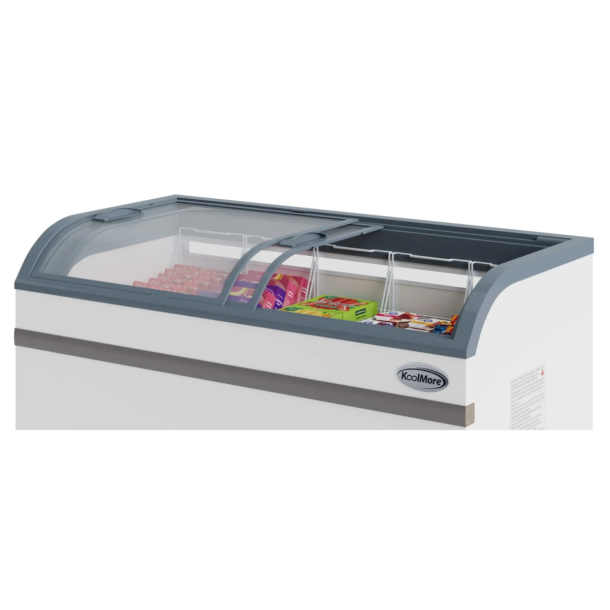 2026 NEW 65 Inch Manual Defrost Island Chest Freezer 16 cu. ft. Capacity in White