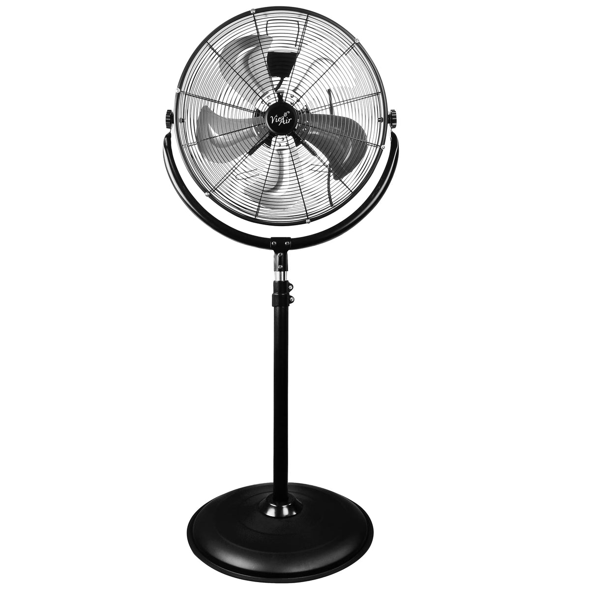 2026 NEW VieAir 20'' 3-Speed High Velocity 360" Tilting Pedestal Industrial Fan