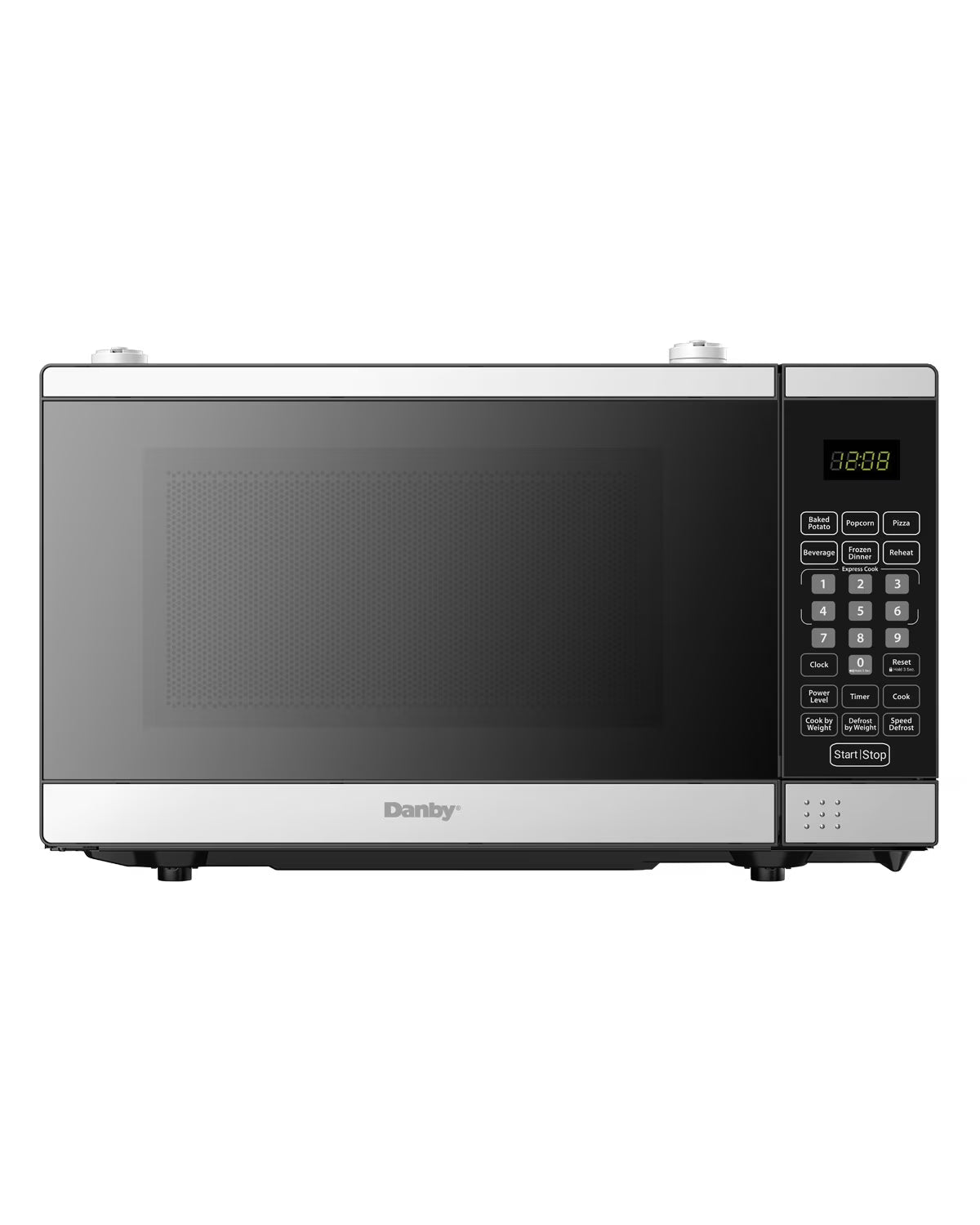 2026 NEW Danby Designer 0.7 cu. ft. Space Saving Under the Cupboard Microwave in Stainless Steel (DDMW007501G1)