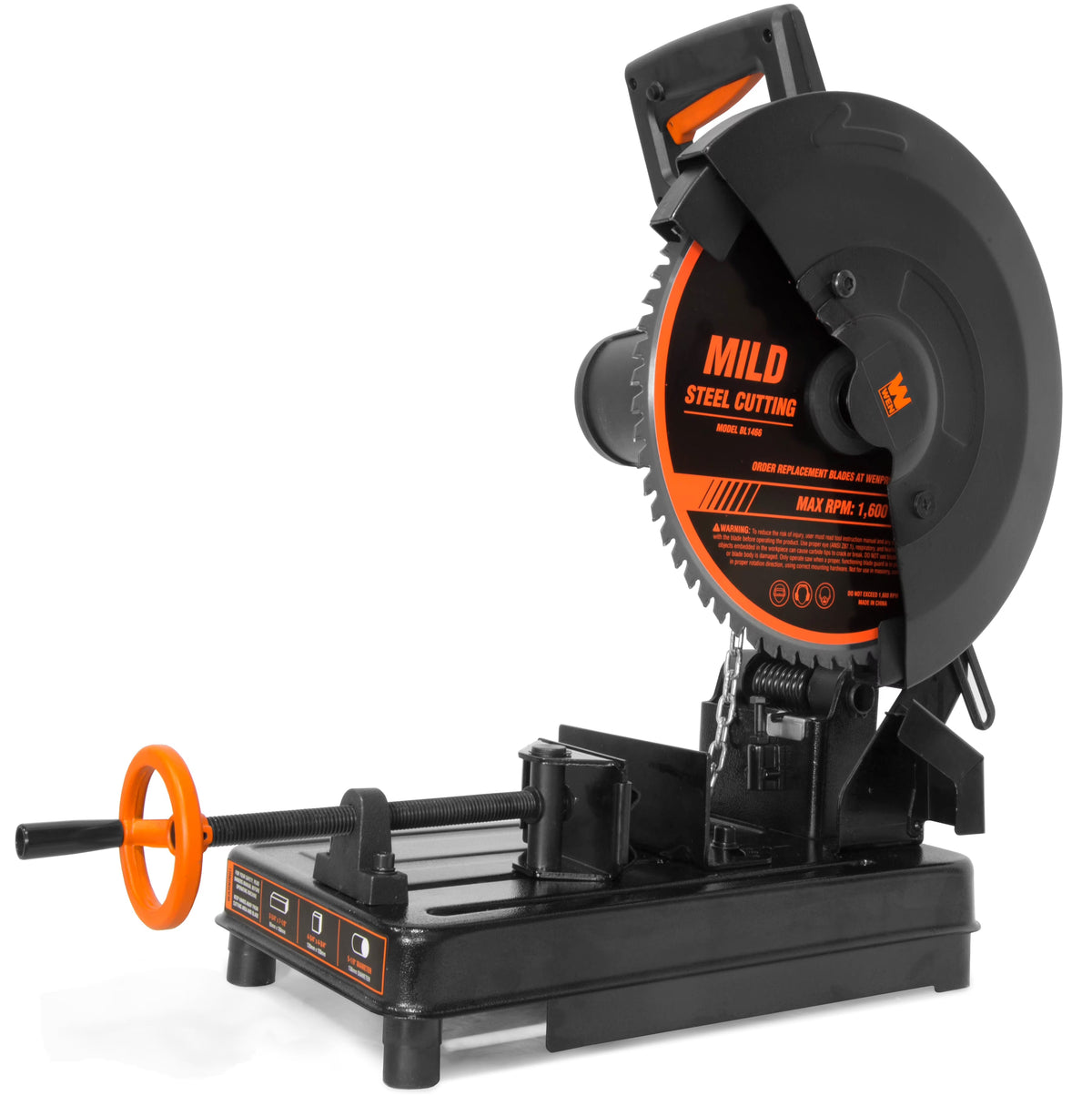 2026 NEW WEN Products 15-Amp 14-Inch Multi-Material Cut-Off Chop Saw with Carbide-Tipped Metal-Cutting Saw Blade