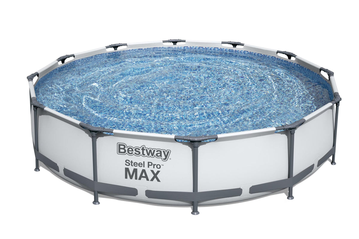 2026 NEW Bestway Steel Pro MAX 10' x 30" Above Ground Pool Set Round