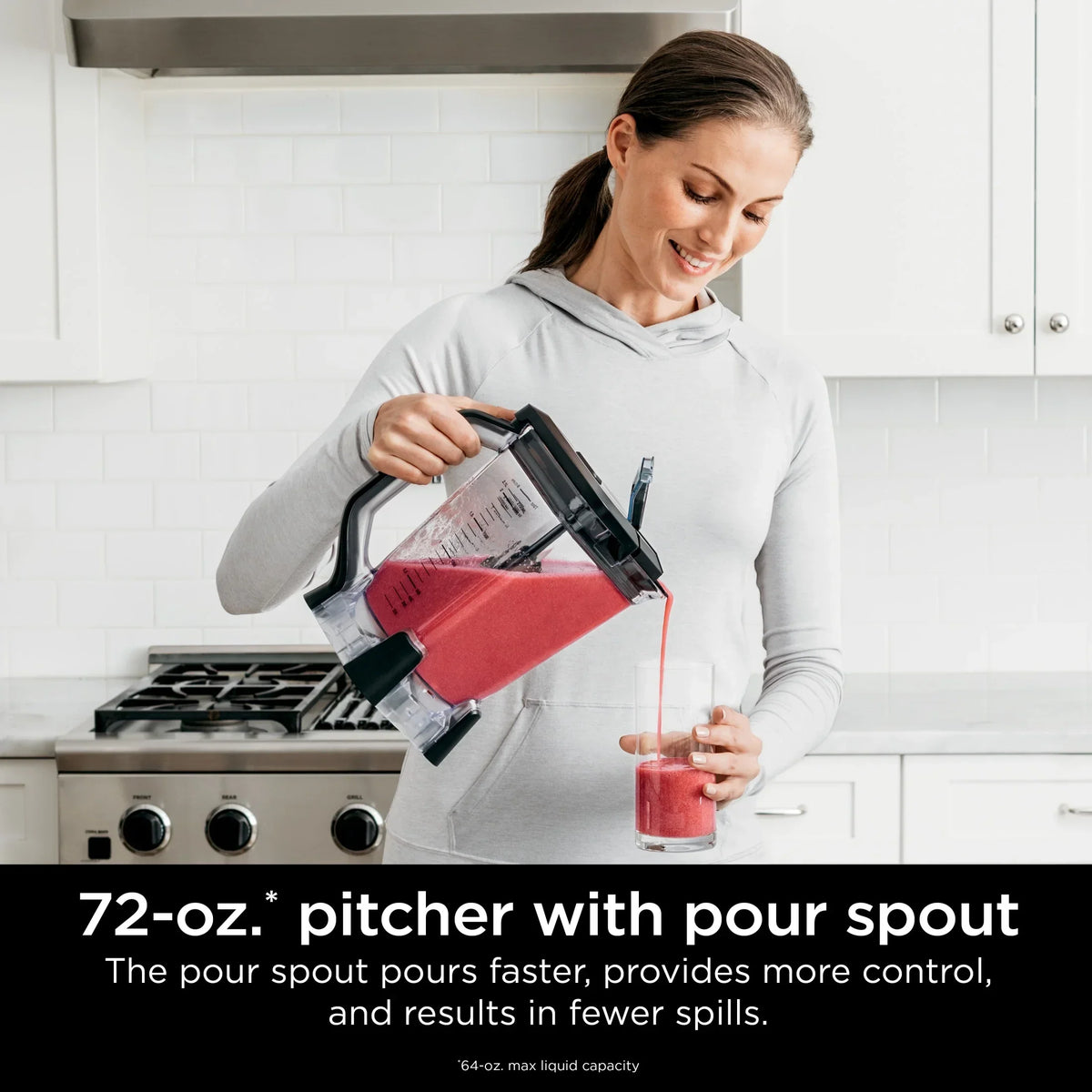 2026 NEW Ninja Professional Plus Blender, 2 Auto-IQ Programs for Smoothies, Frozen Drinks, 1200 W, 72 oz* Total Crushing Pitcher, Black, BN700