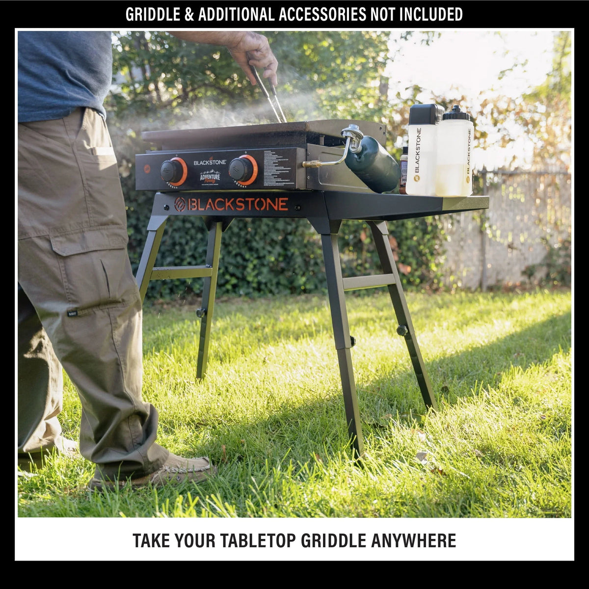 2026 NEW Blackstone Portable Griddle Grill Stand - Fits 22" and 17" Tabletop Models