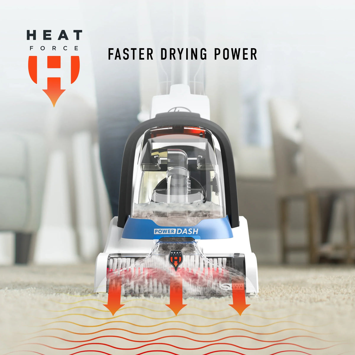 2026 NEW Hoover PowerDash Pet, Carpet Cleaner Machine, Carpet & Rugs, for Small Spaces, Compact, Lightweight, FH50710CN