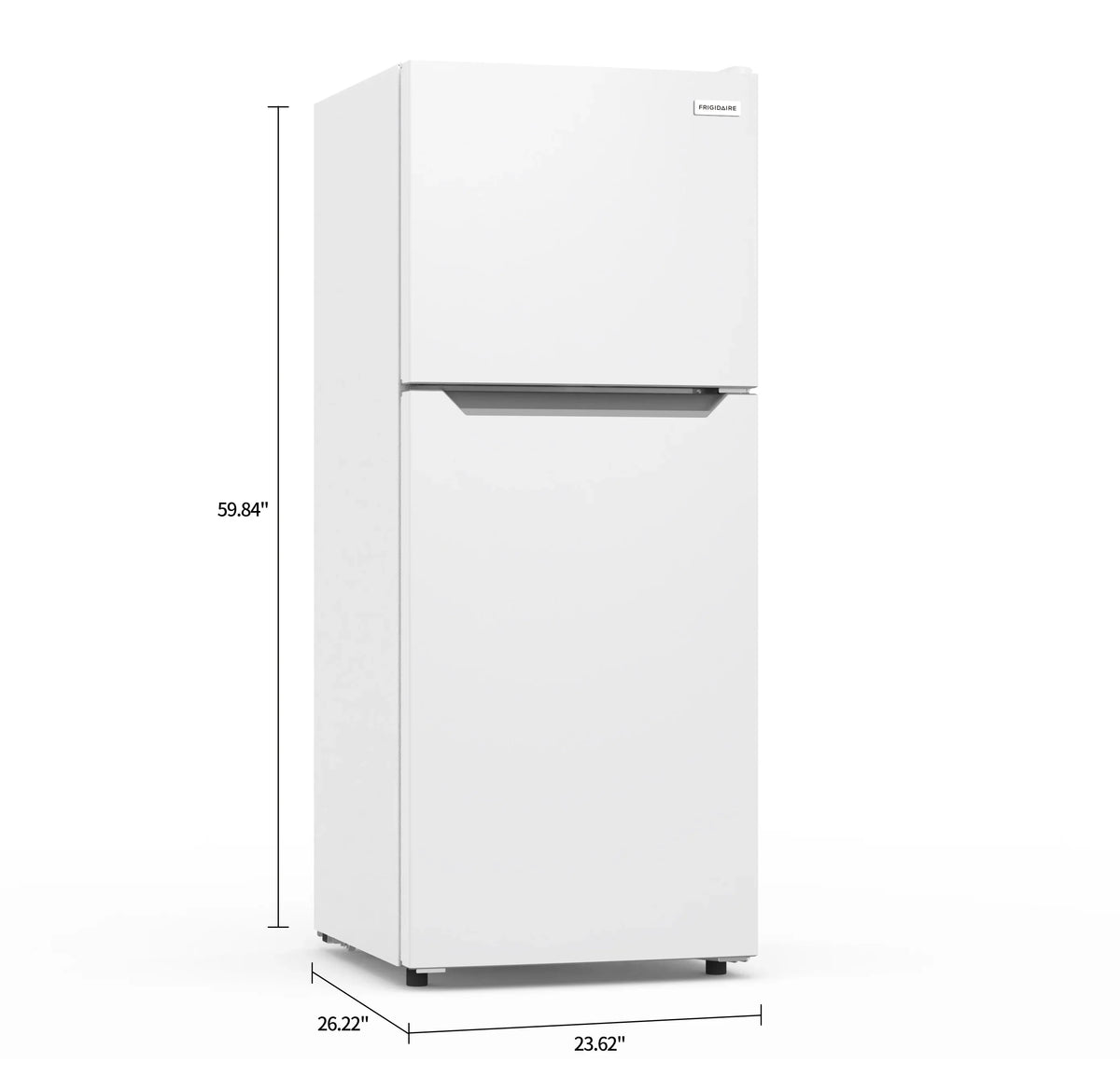 2026 NEW Frigidaire 10 Cu. Ft. Top Mount Refrigerator, Frost Free, Platinum, EFR1033-SS-6Com