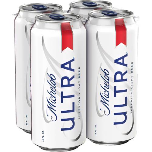 2026 NEW Michelob Ultra 4 Pack, 16 Ounce Cans