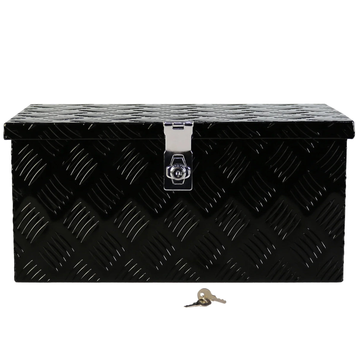 2026 NEW 20'' Metal Truck Tool Box, Aluminum Tool Box Storage Organizer for Truck Bed Trailer Pickup ATV, Lockable Tools Underbody Organizer W/Side Handle