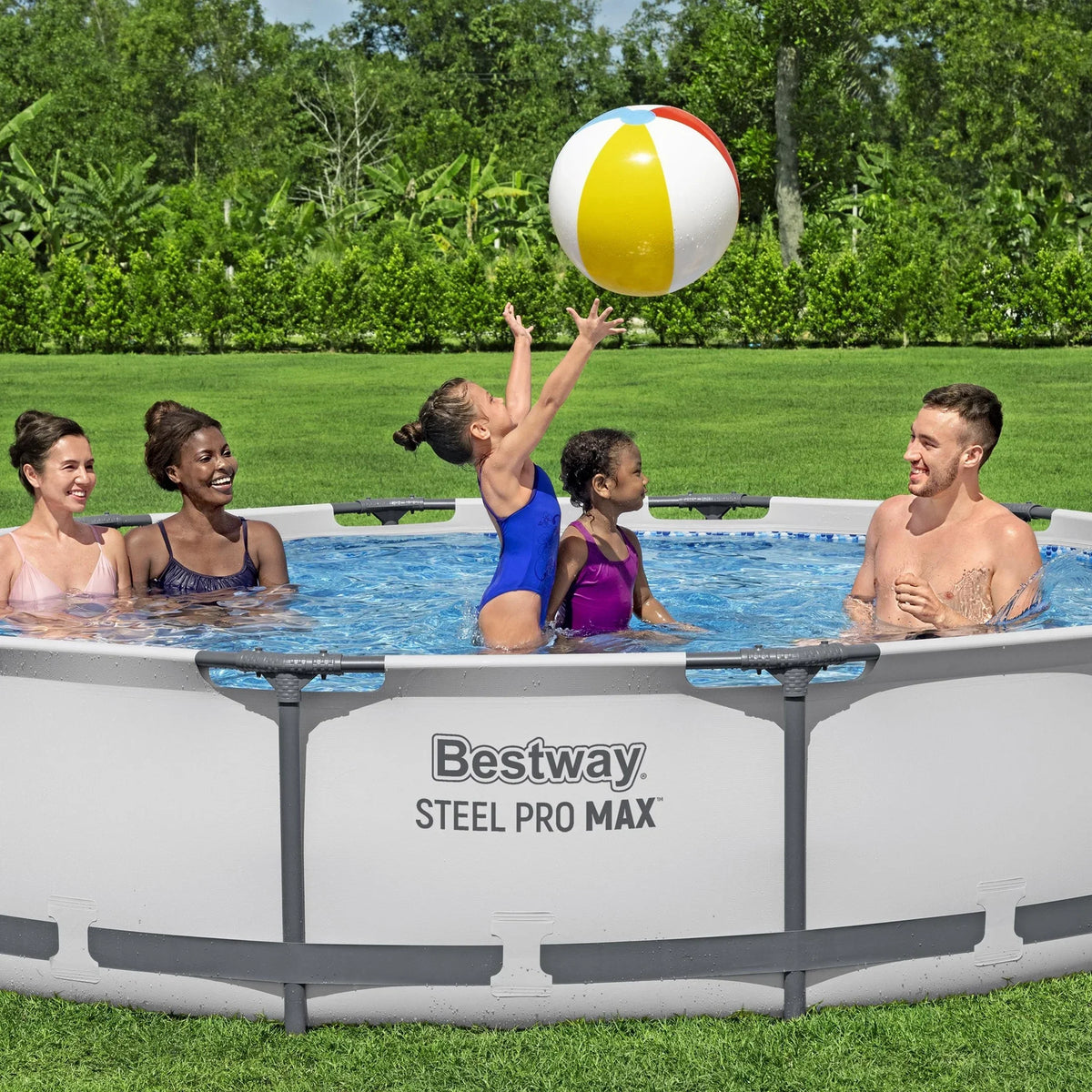 2026 NEW Bestway Steel Pro MAX 10' x 30" Above Ground Pool Set Round