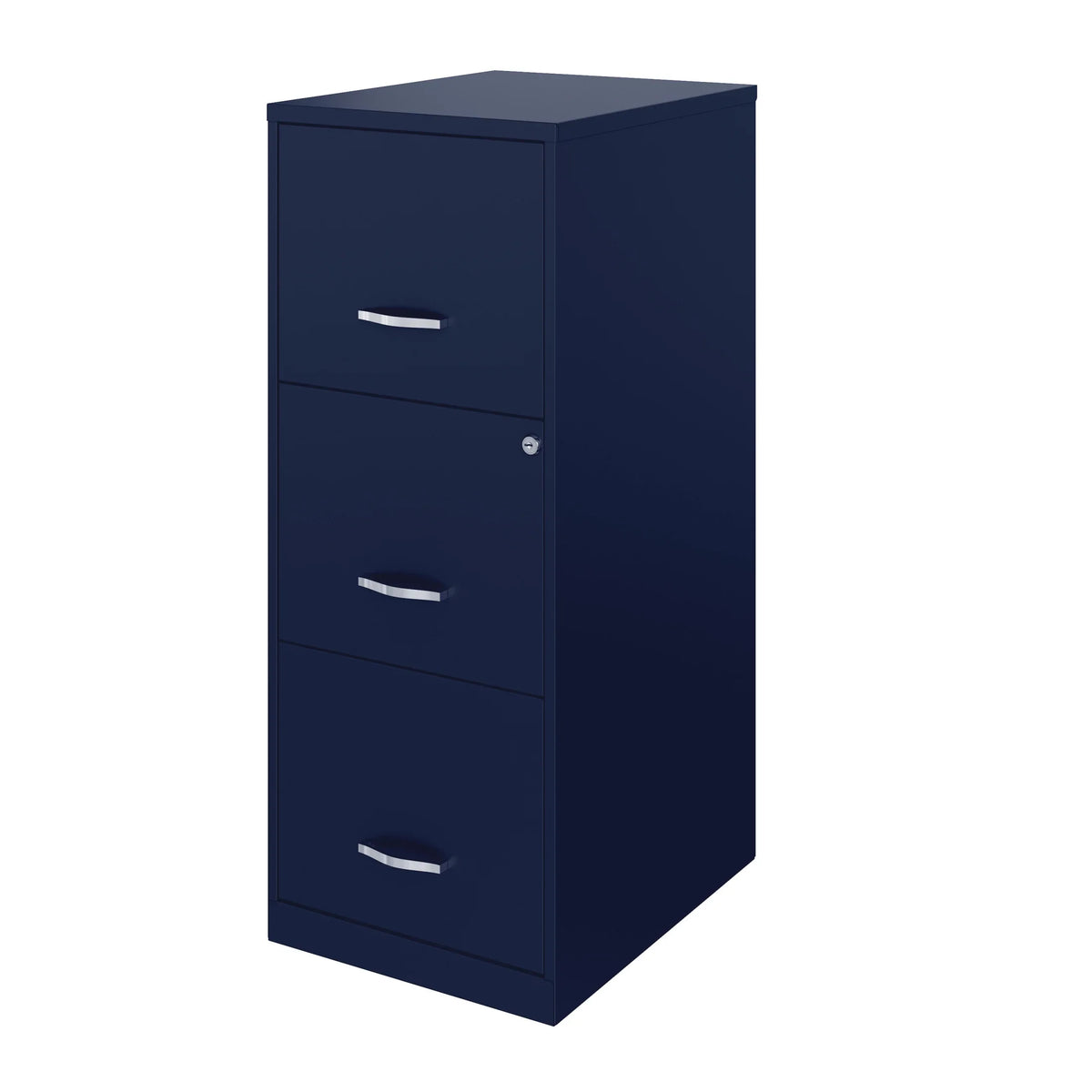 2026 NEW Space Solutions 18" Deep 3 Drawer Smart Letter Width Vertical File Cabinet, Navy