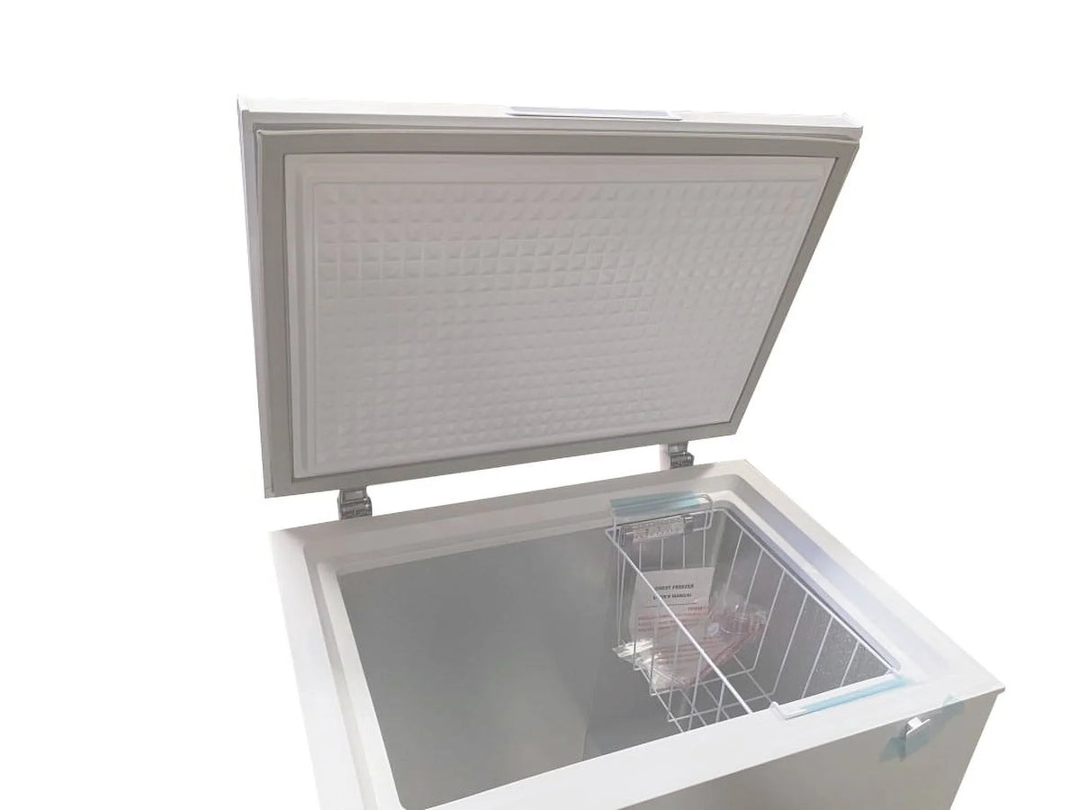 2026 NEW 5 Cu ft 30 " Commercial Freezer Chest freezer White Stand Alone Solid Flat Top w/Storage Baskets