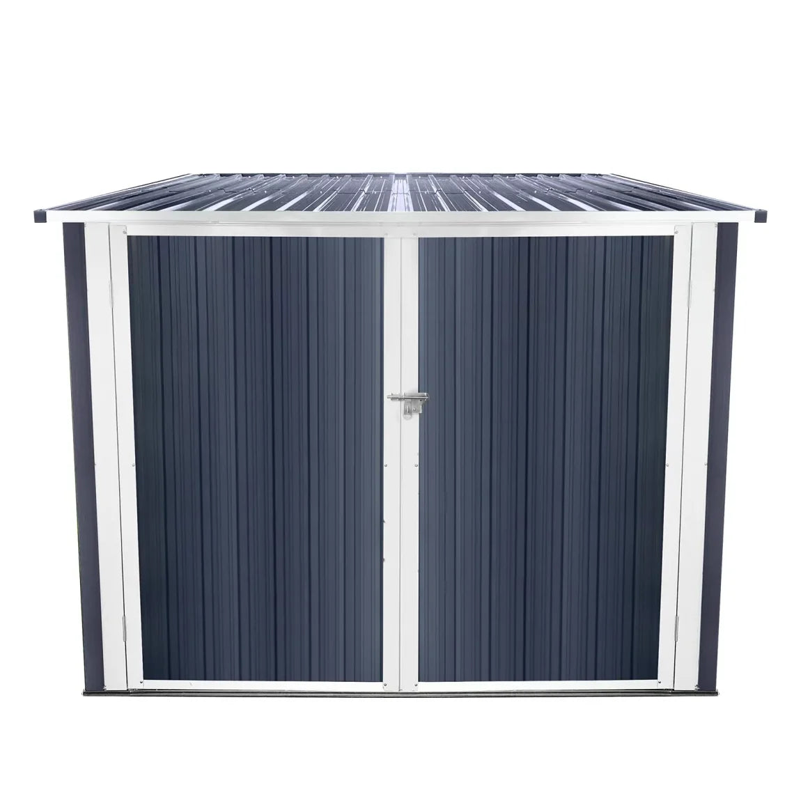 2026 NEW 6.3' x 6.1' Outdoor Storage Shed Clearance, Metal Outdoor Storage Cabinet with Double Lockable Doors, Waterproof Tool Shed, Stores 4 Bikes, Backyard Shed for Garden, Patio, Lawn