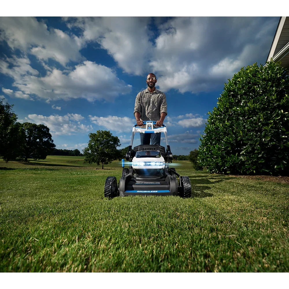 2026 NEW HART 40-Volt 21-inch Supercharge 3-in-1 Self-Propelled Mower Kit, (2) 6.0Ah Lithium-Ion Batteries