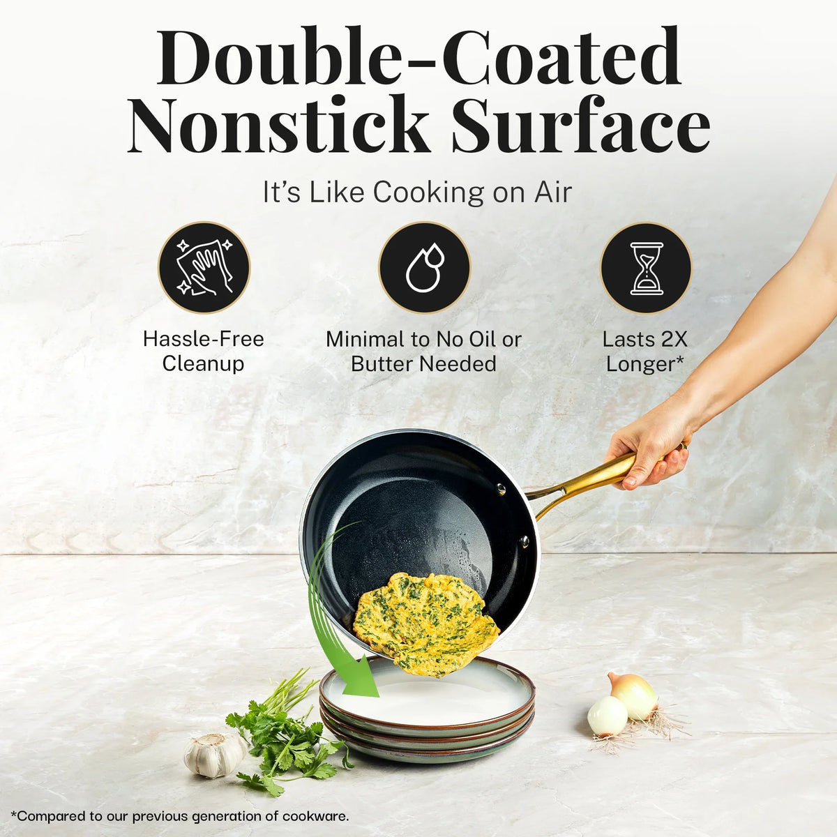 2026 NEW Gotham Steel 15 Pc Ceramic Cookware Set Nonstick, Ceramic Pots and Pans Set Non Stick with Steamer & Cooking Utensils, Non Toxic, Premium Stay Cool Handles, Oven & Dishwasher Safe, Blue