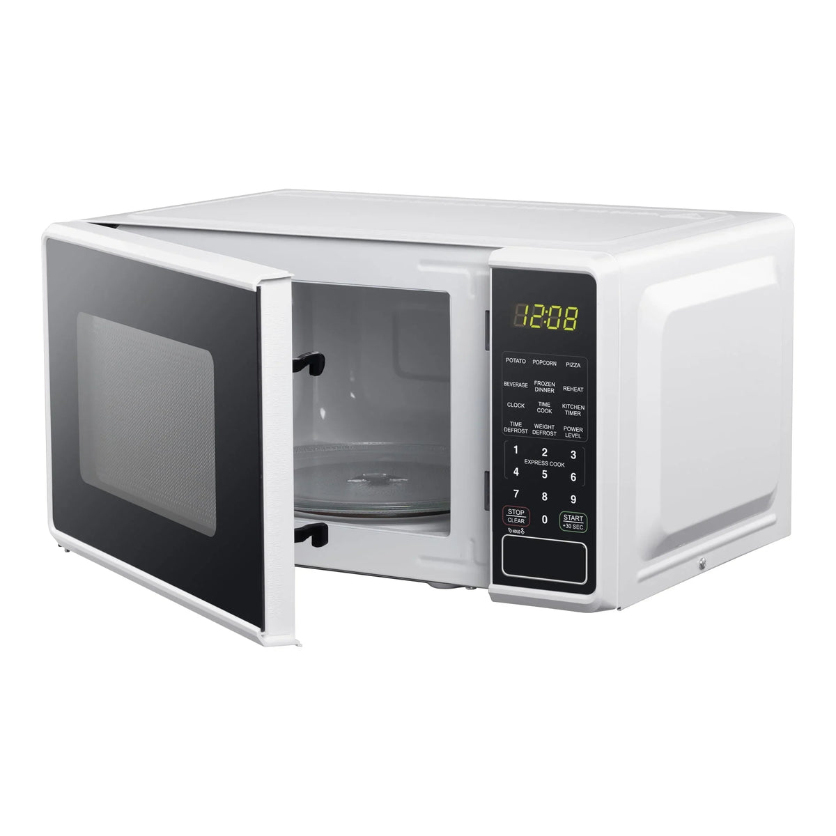 2026 NEW Mainstays 0.7 cu. ft. Countertop Microwave Oven, 700 Watts, White, New