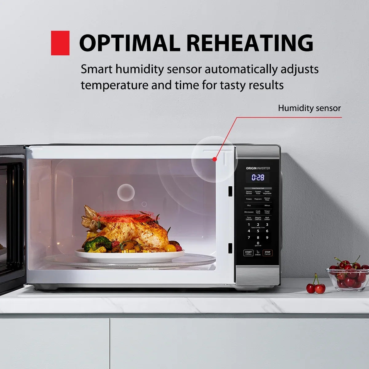 2026 NEW Toshiba 2.2 cu. ft. 24.4'' Microwave Oven in Stainless Steel