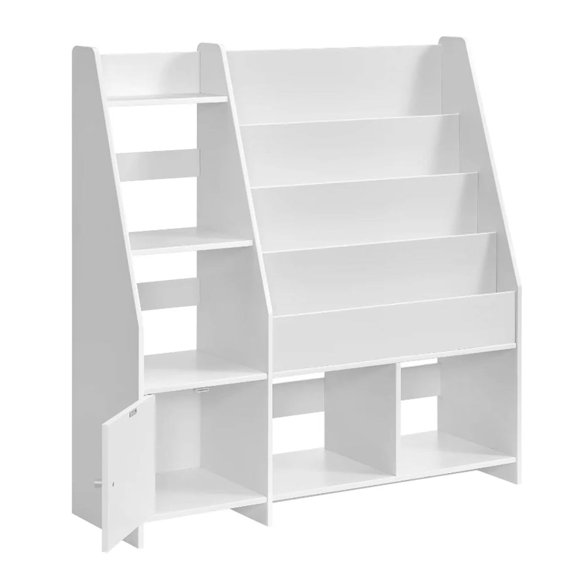 2026 NEW Sturdis Kids Toy Storage Organizer With Bookshelf and White Bins