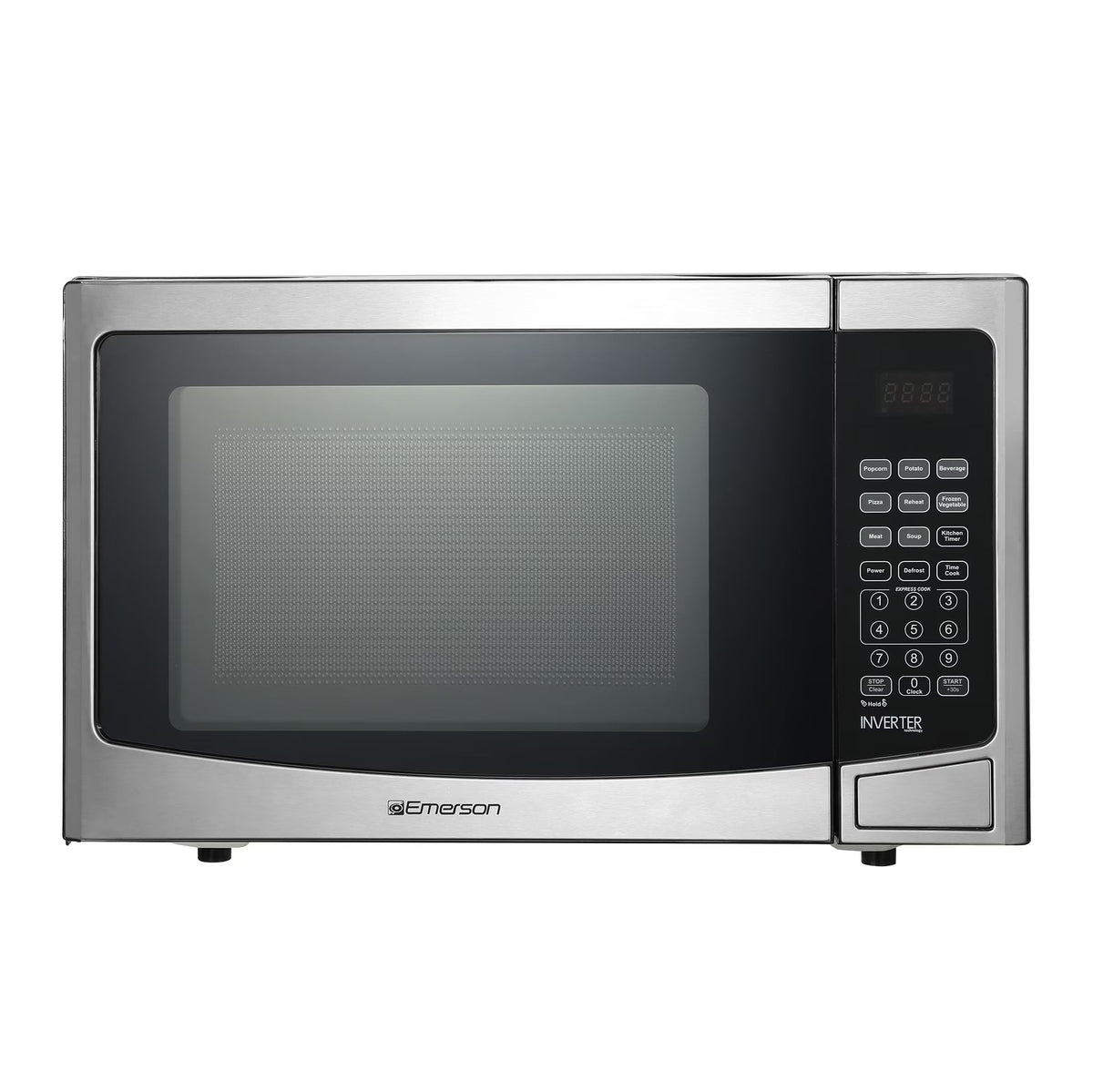 2026 NEW Emerson 1.2 Cu Ft, 1000W Stainless Steel Countertop Microwave Oven with Inverter Technology, Touch Control, MWI1212SS