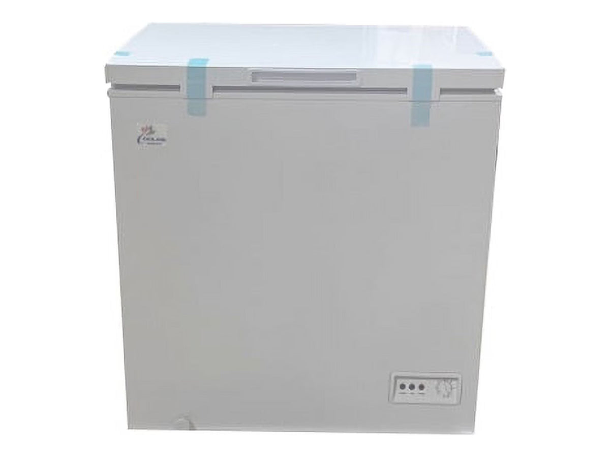 2026 NEW 5 Cu ft 30 " Commercial Freezer Chest freezer White Stand Alone Solid Flat Top w/Storage Baskets