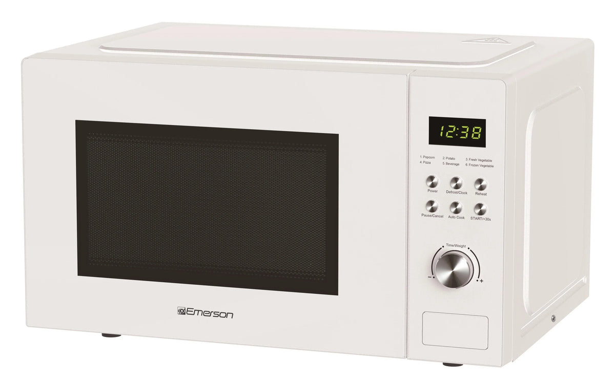 2026 NEW Emerson 1.1 Cu Ft, 1000W White Countertop Microwave Oven, MW1101W
