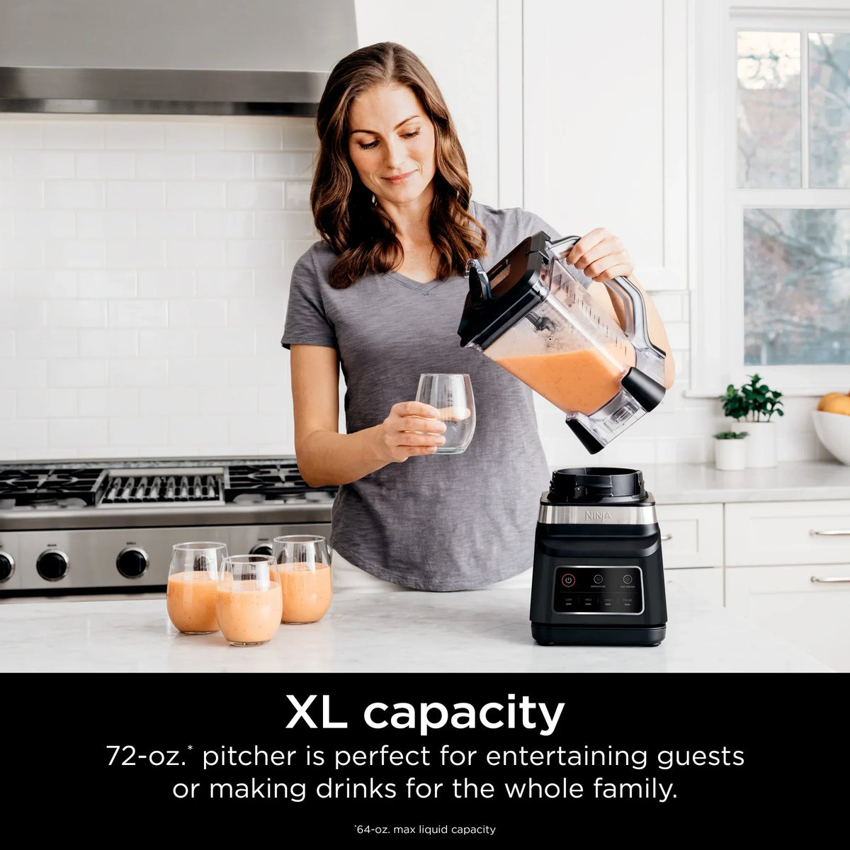 2026 NEW Ninja Professional Plus Blender, 2 Auto-IQ Programs for Smoothies, Frozen Drinks, 1200 W, 72 oz* Total Crushing Pitcher, Black, BN700