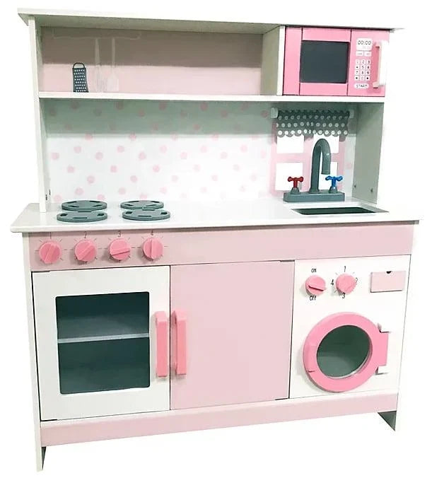 2026 NEW Spark. Create. Imagine. Deluxe Wooden Play Kitchen - Pink