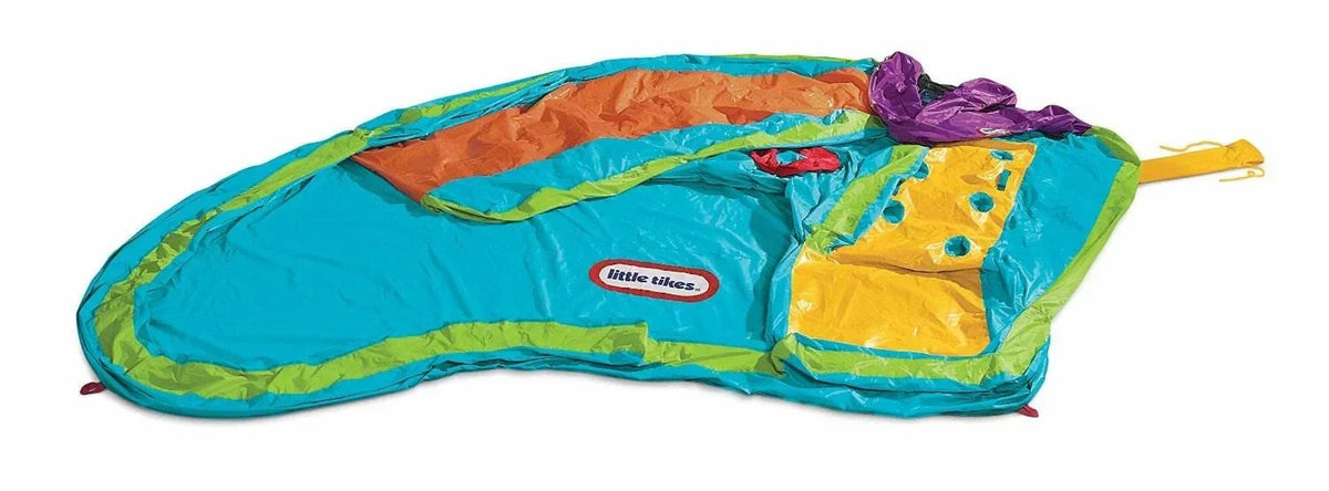 2026 NEW Little Tikes Slam 'n Curve Slide Infaltable Outdoors Kiddie Pool | 632914C