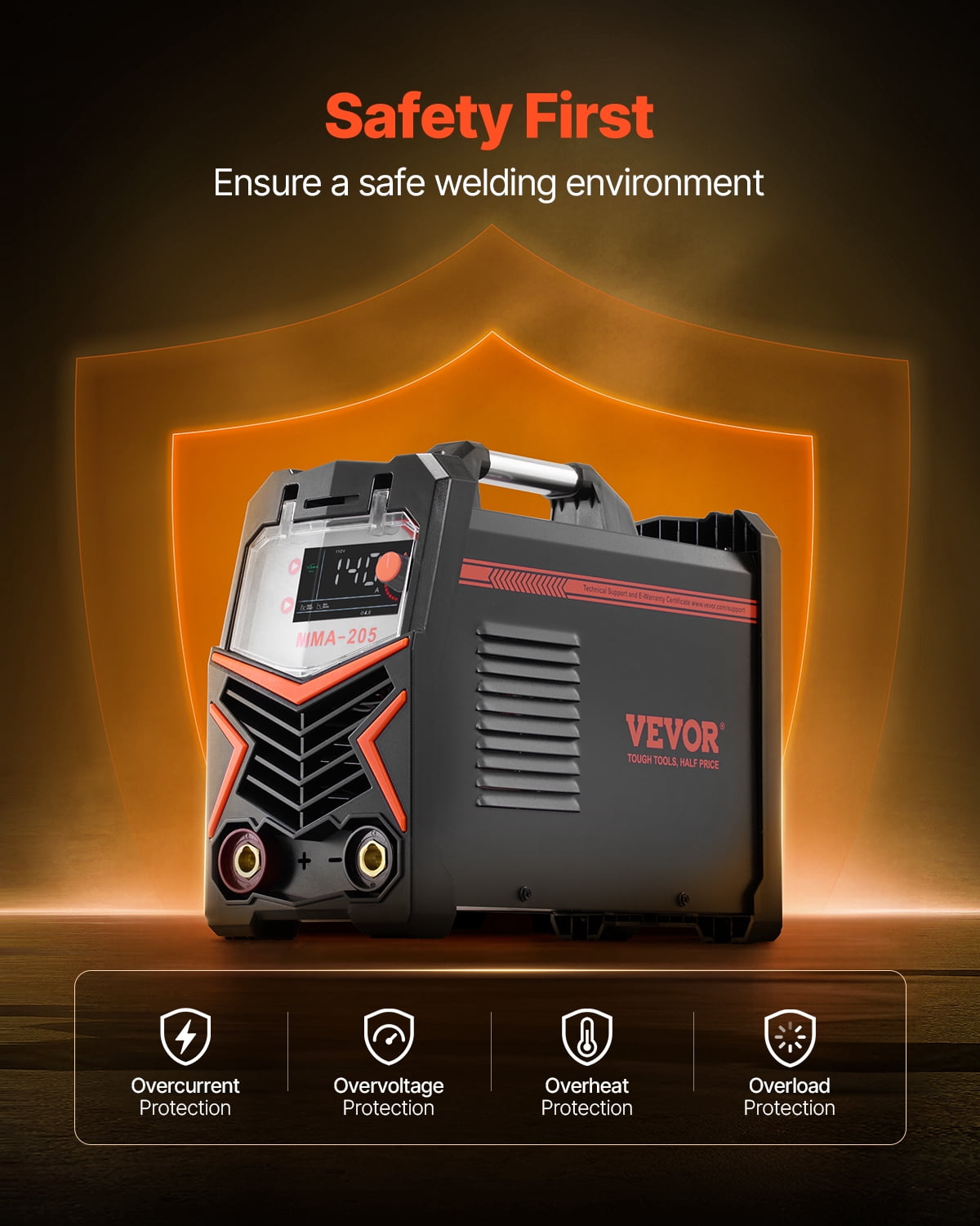 2026 NEW VEVOR TIG Welder 2-In-1 Welding Machine Lift MMA Stick Arc IGBT Hot Start LED