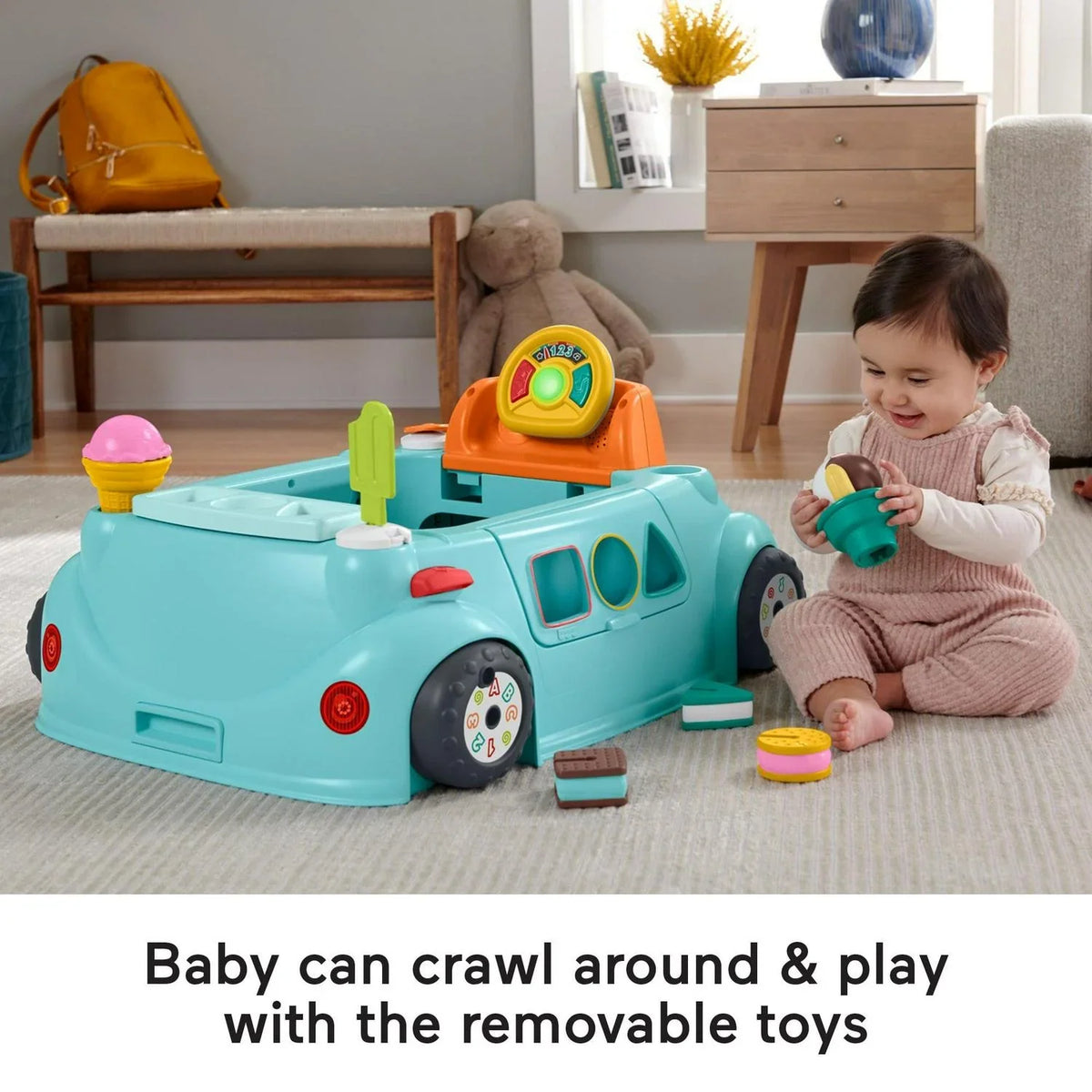 2026 NEW Fisher-Price 2-in-1 Sweet Ride Jumperoo Activity Center & Learning Toy for Infant and Toddler