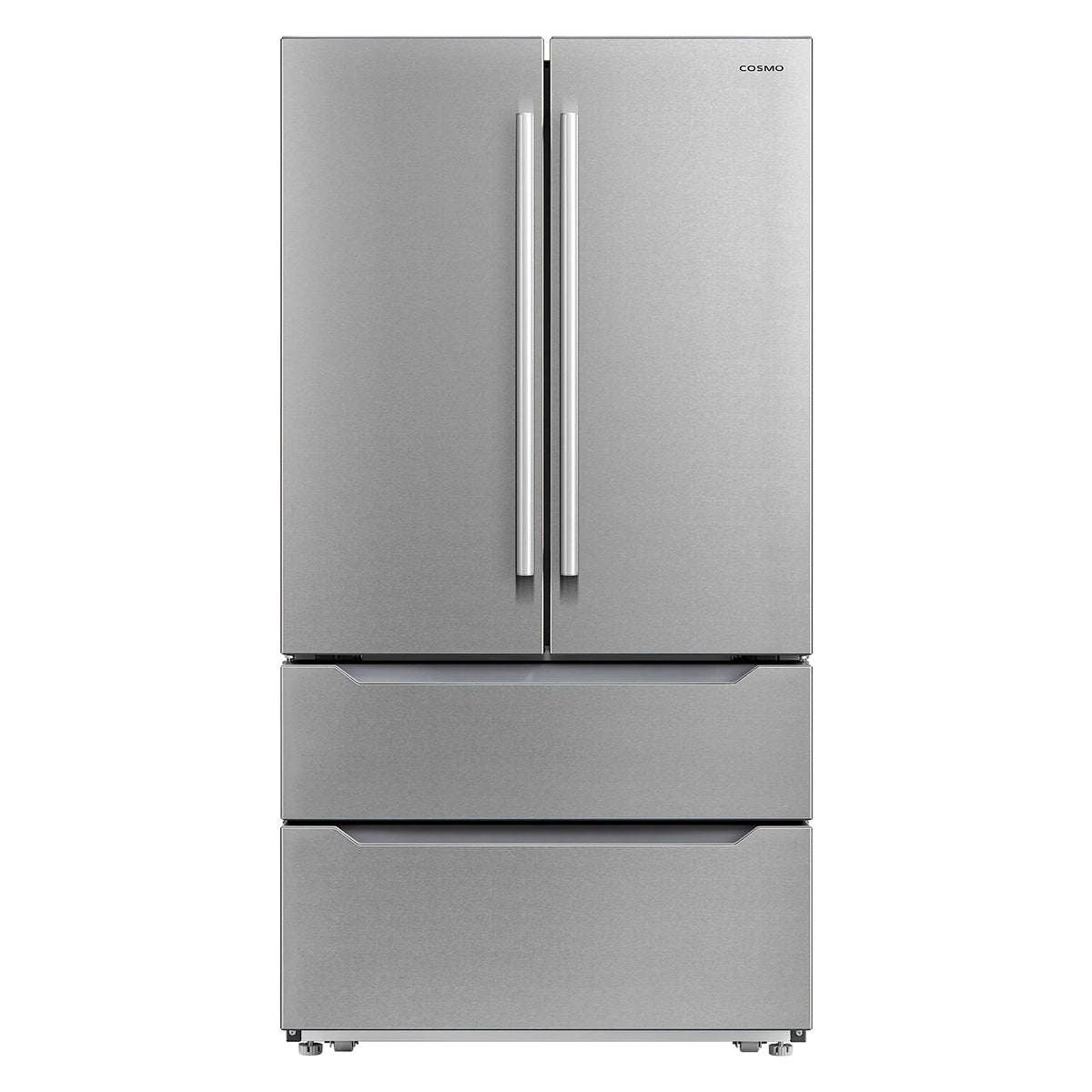 2026 NEW Cosmo 5 Piece Kitchen Appliance Package With 30" Electric Cooktop 24" Single Electric Wall Oven 30" Over-the-range Microwave French Door Refrigerator & 24" Built-in Fully Integrated Dishwasher