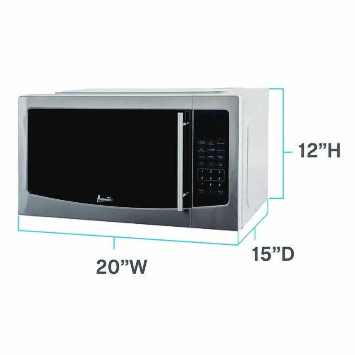 2026 NEW Avanti 1.1 cu. ft. Stainless Steel Microwave Oven, 1,000 W, Mirror-Finish