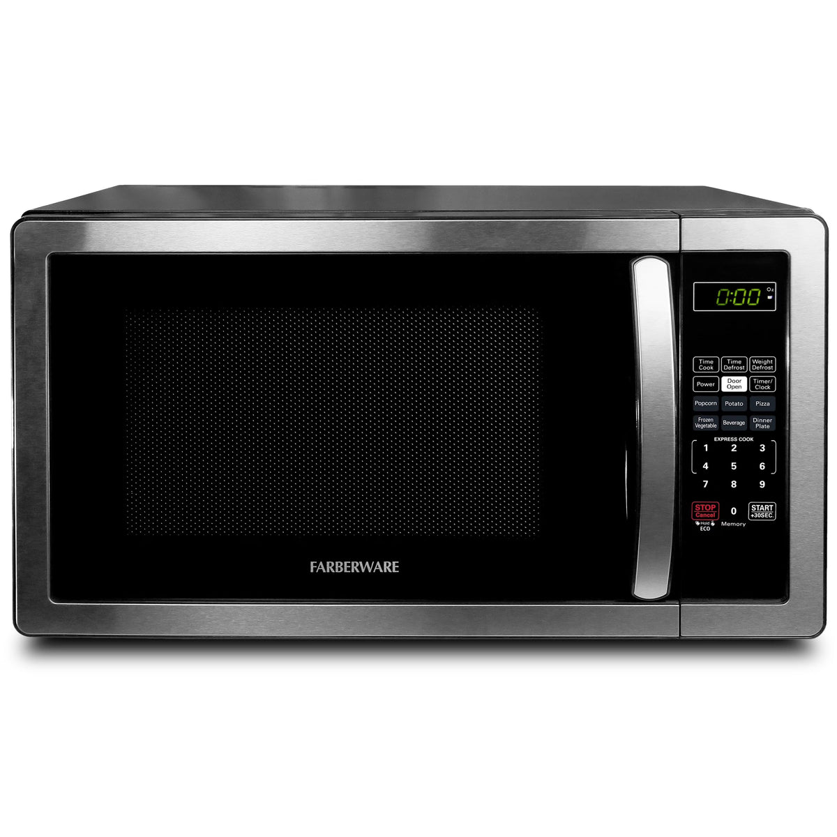 2026 NEW Farberware 1.1 Cu. Ft. 1000-Watt Compact Microwave Oven, Black