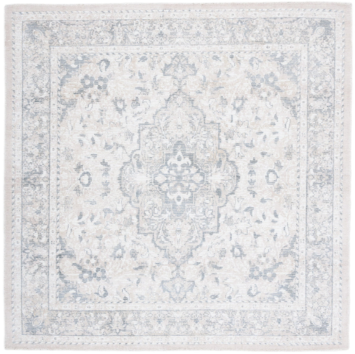 2026 NEW SAFAVIEH Restoration Vintage April Medallion Area Rug, Grey/Ivory, 8' x 10'