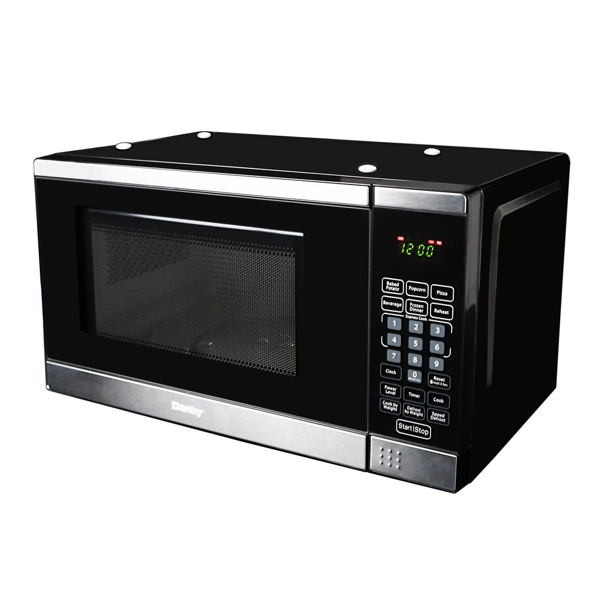 2026 NEW Danby Designer 0.7 cu. ft. Space Saving Under the Cupboard Microwave in Stainless Steel (DDMW007501G1)