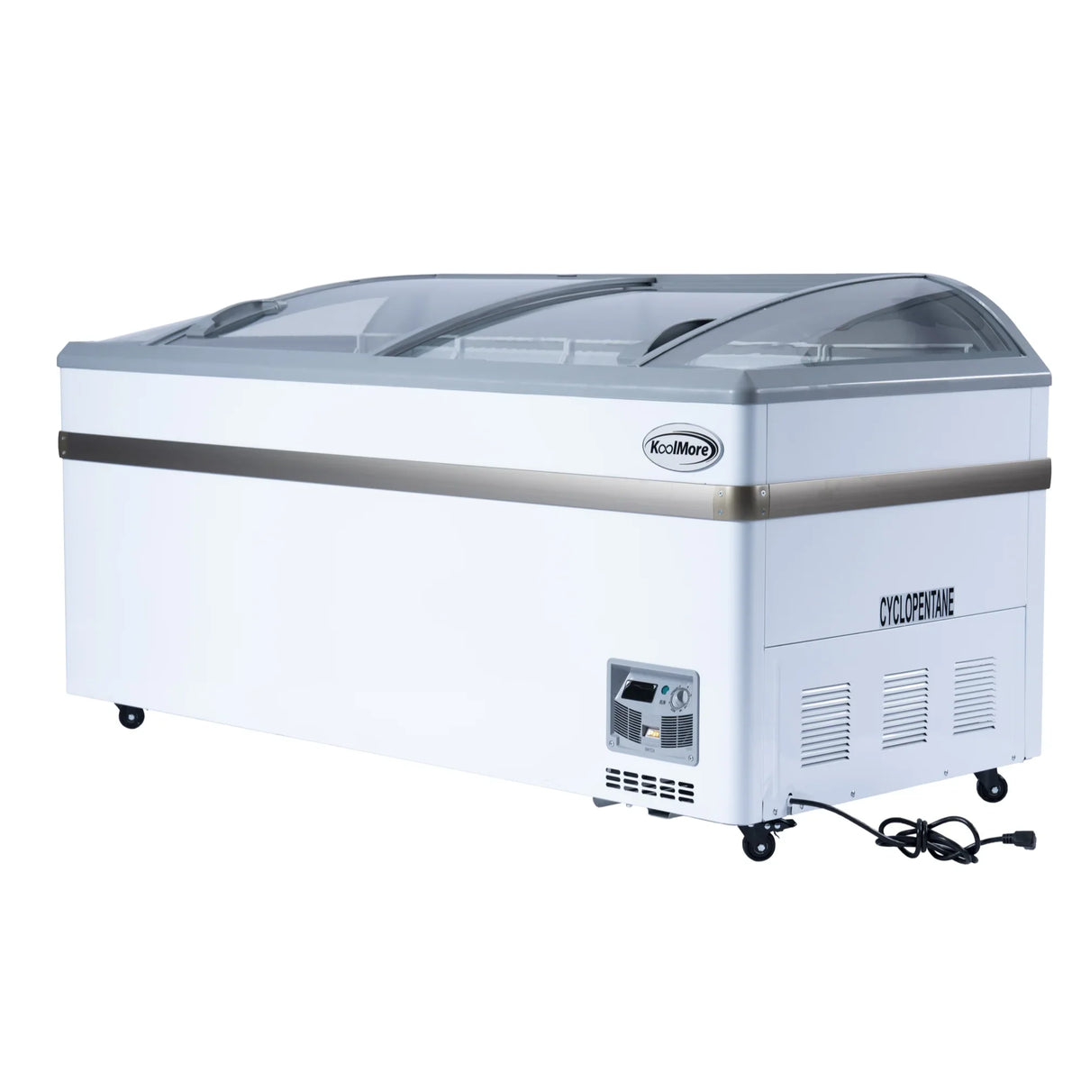 2026 NEW 65 Inch Manual Defrost Island Chest Freezer 16 cu. ft. Capacity in White