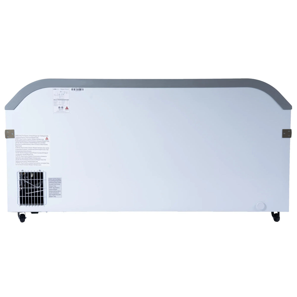 2026 NEW 65 Inch Manual Defrost Island Chest Freezer 16 cu. ft. Capacity in White