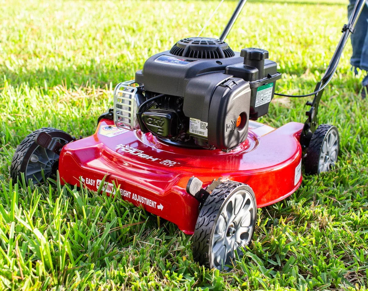 2026 NEW Hyper Tough 20-inch 125cc Gas Push Mower with Briggs & Stratton Engine (Assembly Details: 46.9 lbs; 22.10-inch Height)