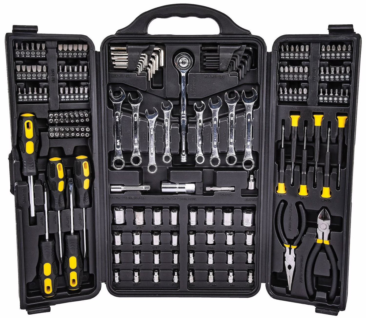 2026 NEW JEGS,12.50 x 24.00 x 3.80" LED Tool Set, 200 Piece