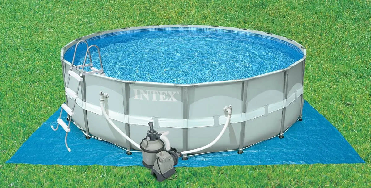 2026 NEW Intex 1200 GPH Krystal Clear Above Ground Pool Sand Filter Pump Set | 28643EG