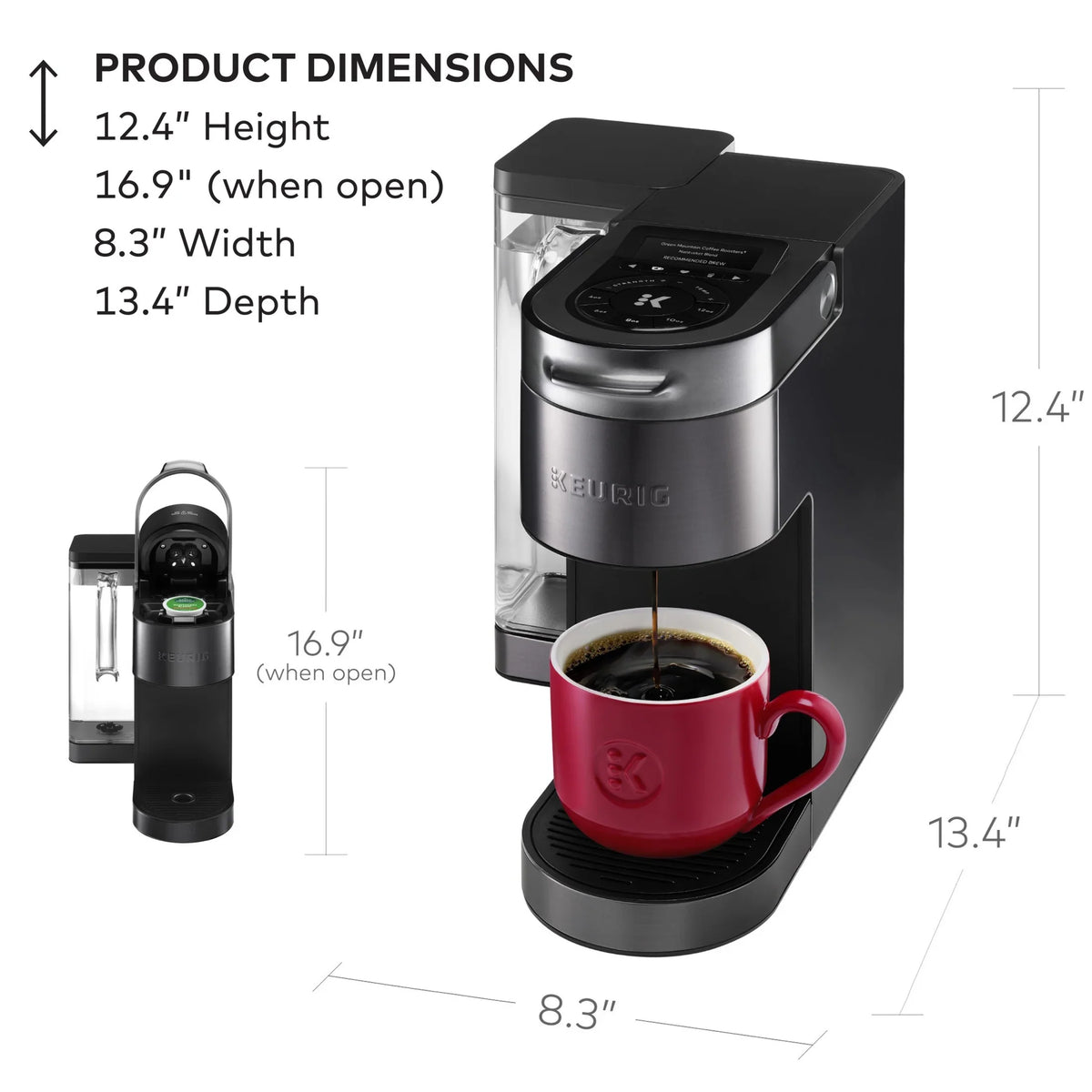 2026 NEW Keurig K-Supreme Plus SMART Single Serve K-Cup Pod Coffee Maker, Black