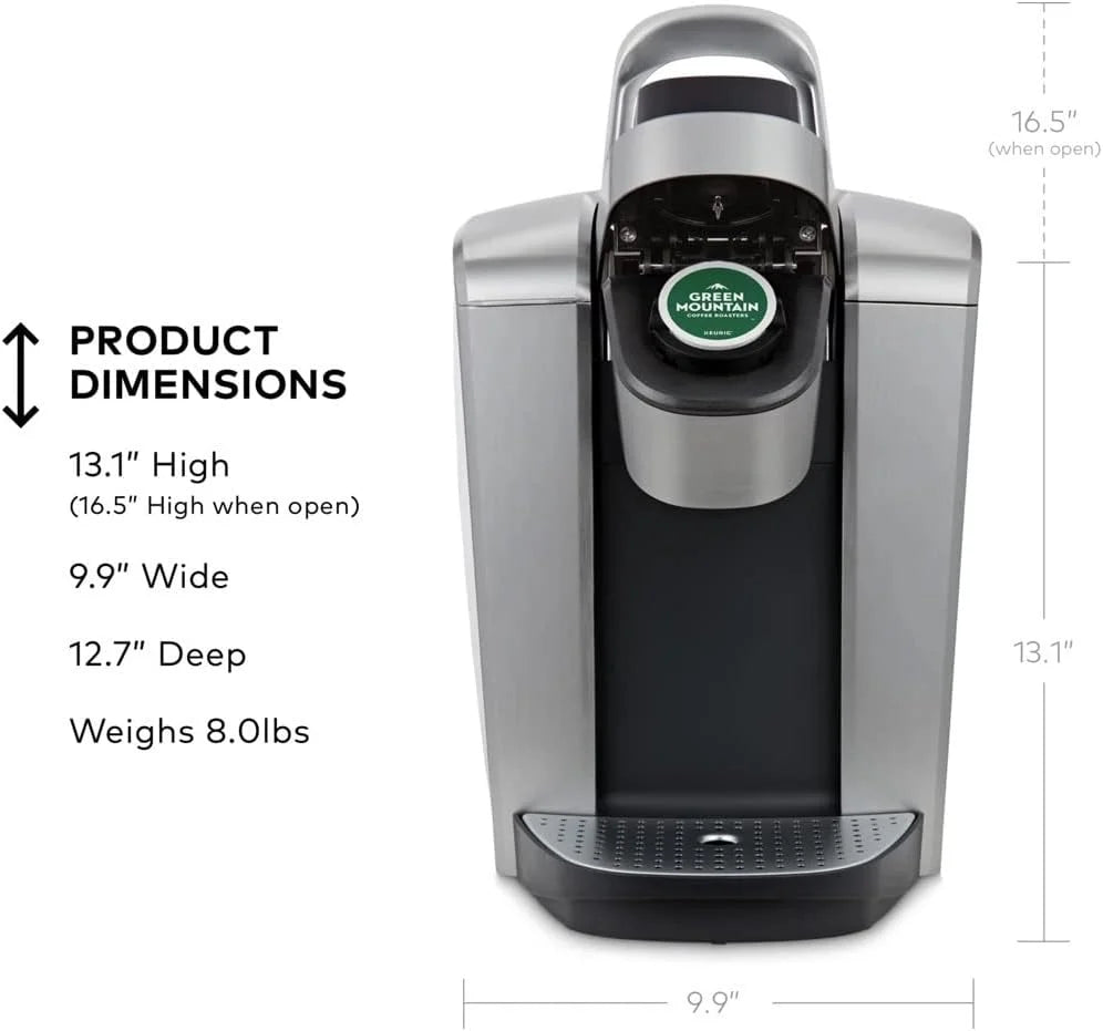 2026 NEW Restored Keurig K-Elite Single-Serve K-Cup Pod Coffee Maker, (Brushed Silver) (Refurbished)