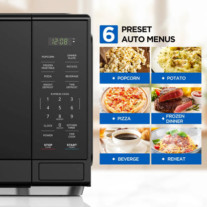 2026 NEW Mainstays 1.1 Cu. ft Microwave Oven in Black